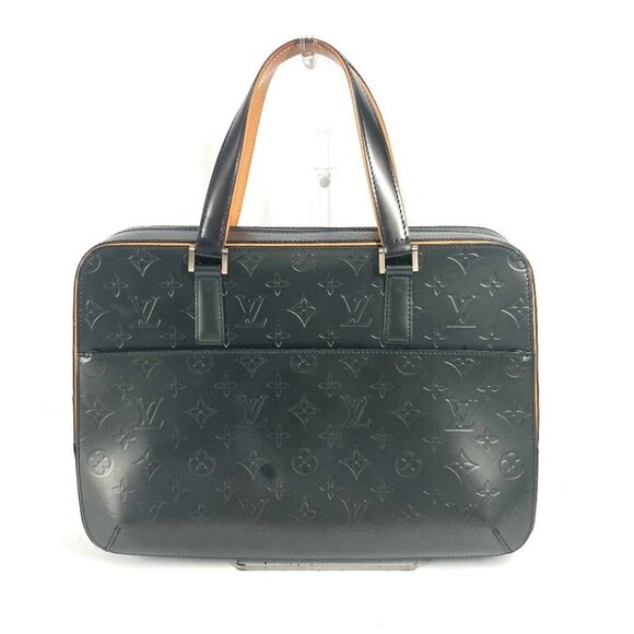LOUIS VUITTON M55132 Monogram mat Malden Bag Hand Bag Tote Bag Business bag - Picture 1 of 14